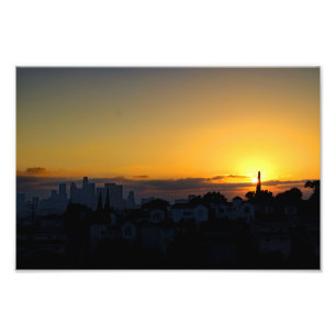 Impression Photo Terrasse de la ville