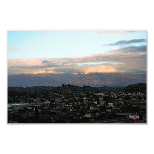 Impression Photo Terrasse de la ville (Devant)