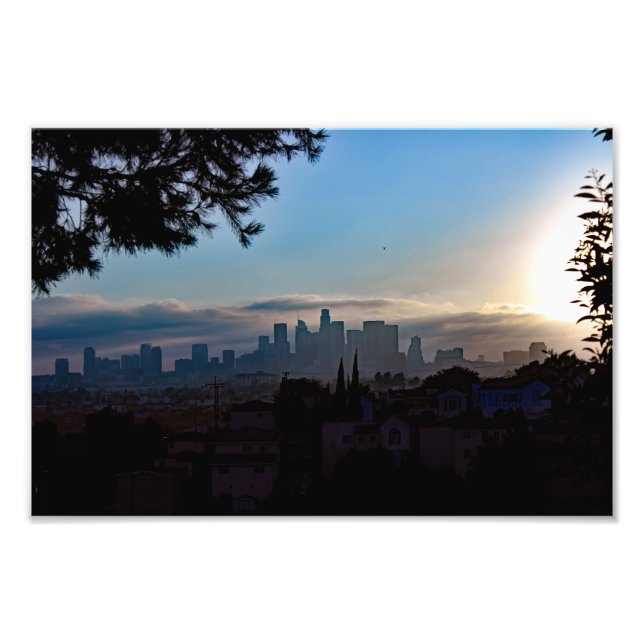 Impression Photo Terrasse de la ville (Devant)
