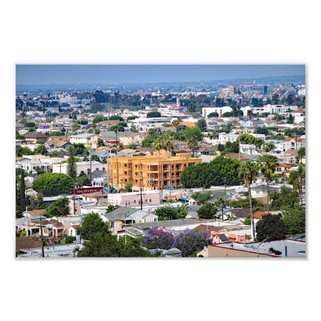 Impression Photo Terrasse de la ville (Devant)