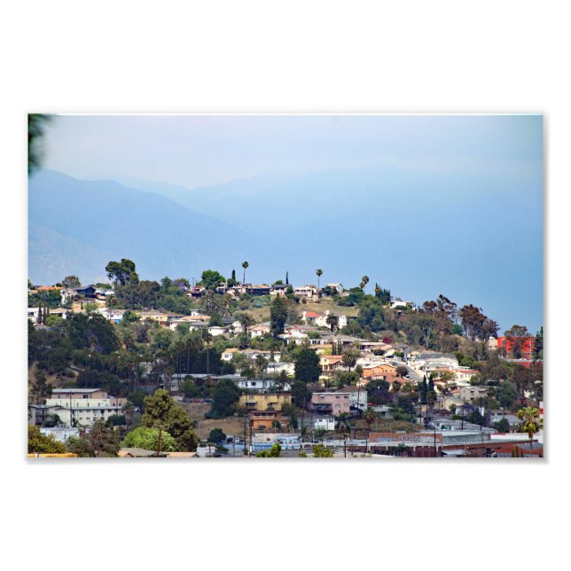Impression Photo Terrasse de la ville (Devant)