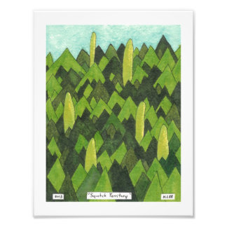 Impression Photo Territoire de squatch