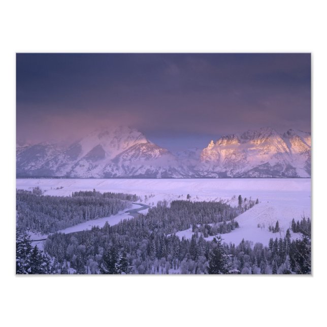 Impression Photo Teton Range de Snake River Overlook, Grand (Devant)