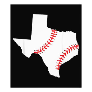 Impression Photo Texas Baseball État drôle Texas Baseball 