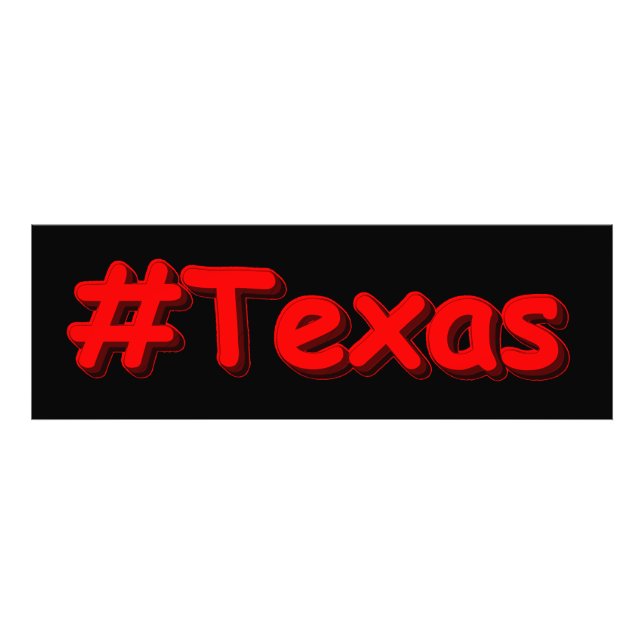 Impression Photo "#Texas " Cute Design. Buy Now (Devant)