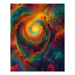 Impression Photo Texture fractale abstraite