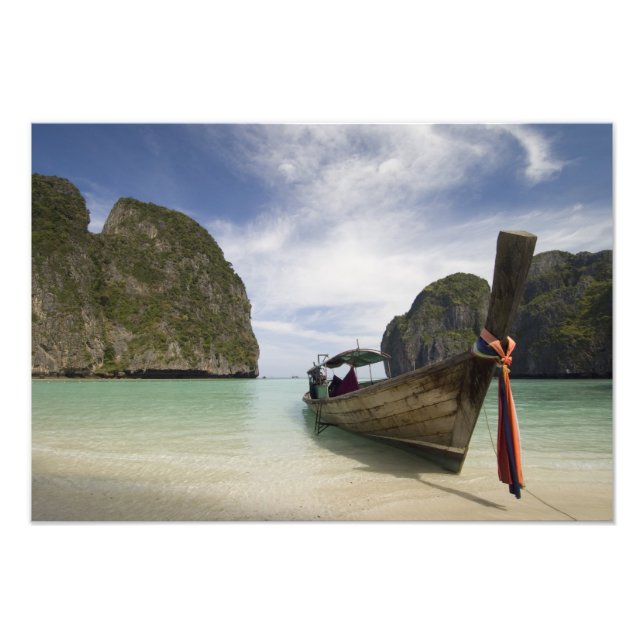 Impression Photo Thaïlande, île de Phi Phi Lay, baie de Maya. (Devant)