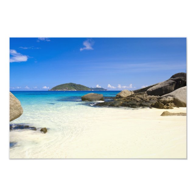 Impression Photo Thaïlande, mer d'Andaman. Île de Ko Miang Similan (Devant)