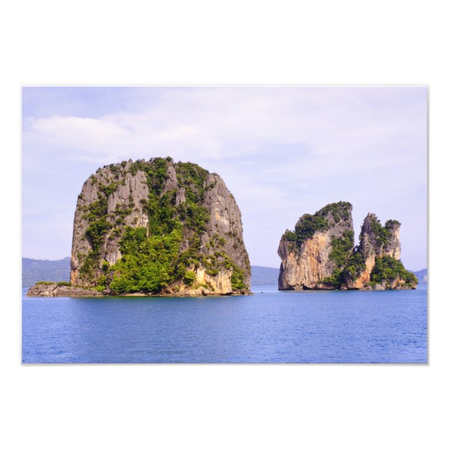Impression Photo Thaïlande, mer d'Andaman. Îles Ao Phang Nga (Devant)