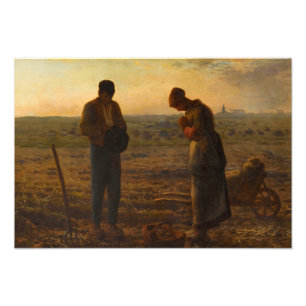 Impression Photo The Angelus, 1857-1859 par Jean-François Millet