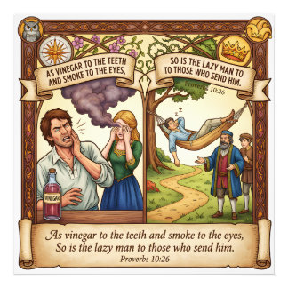 Impression Photo The High Cost of Laziness - Proverbs 10:26