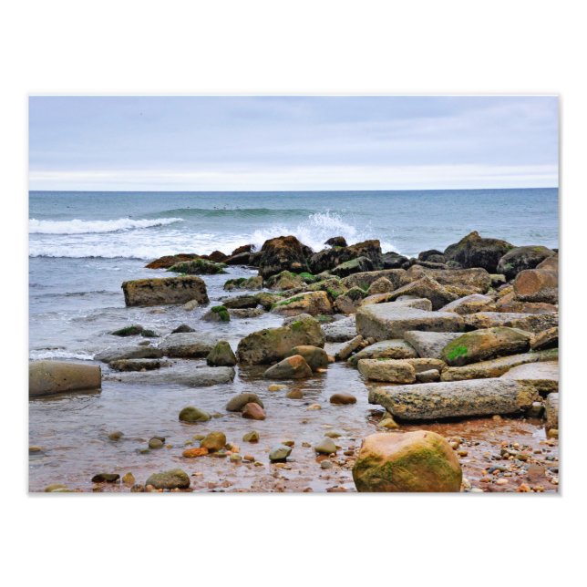 Impression Photo The Rocky Beaches of Montauk, Long Island, NY (Devant)