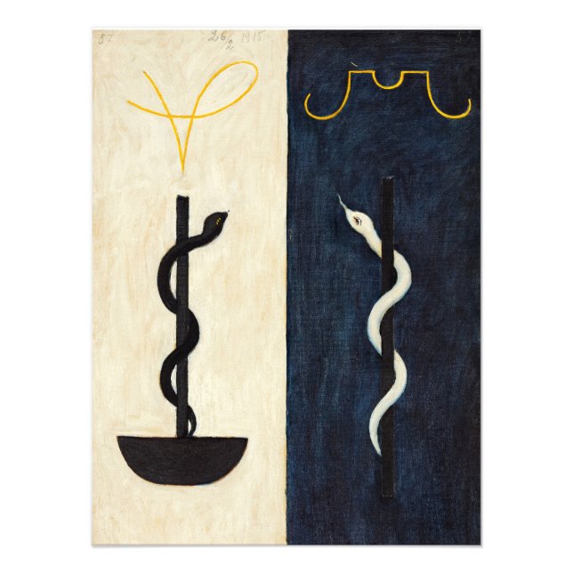 Impression Photo The Spirit World, No.57, 1915 par Anna Cassel (Devant)