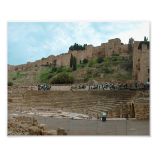 Impression Photo Théâtre romain de Málaga