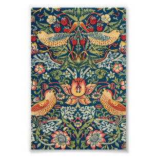 Impression Photo Thief de fraises par William Morris