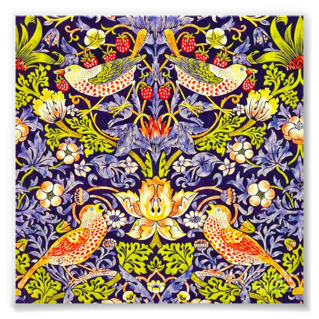 Impression Photo Thief fraise William Morris (Devant)