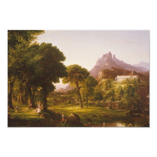 Impression Photo Thomas Cole Dream d'Arcadia (Devant)