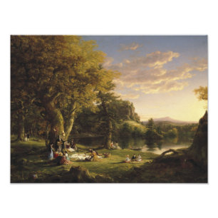 Impression Photo Thomas Cole - Le Pic-Nic