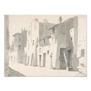 Impression Photo Thorald Laessoe - Une rue ensoleillée à Tivoli