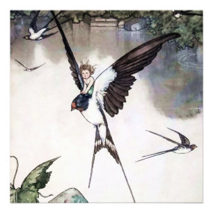 Impression Photo Thumbelina par W Heath Robinson