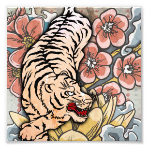Impression Photo Tigre blanc