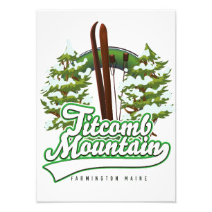 Impression Photo Titcomb Mountain Farmington Maine Ski