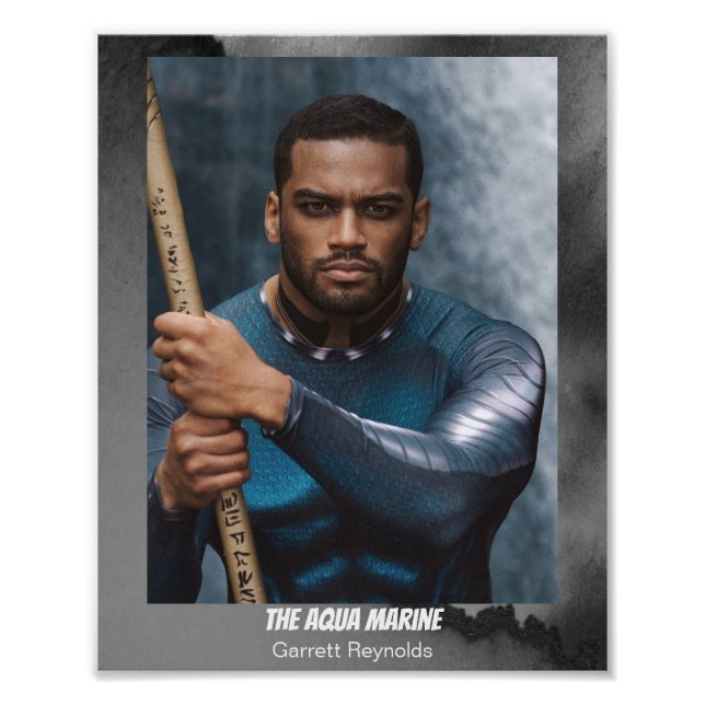 Impression Photo Titres de l'acteur de cosplay | Nom du caractère (Devant)