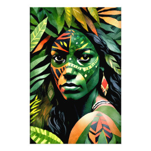 Impression Photo Toile De La Jungle "Arayúna" - Femmes En Amazonie