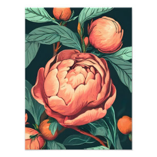 Impression Photo Toile rose pâle