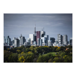 Impression Photo Toronto Skyline De Riverdale Park 9 Color