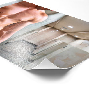 Impression Photo Torse d'homme musclé torse nu sixpack de SlipperyJ
