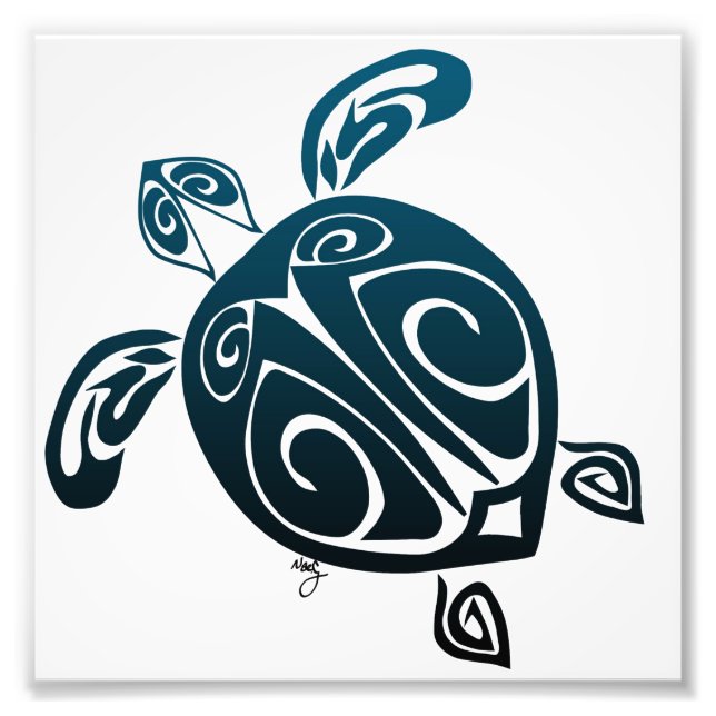 Impression Photo Tortue (Devant)