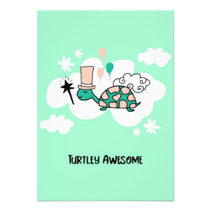 Impression Photo Tortue Lover Aux Nuages
