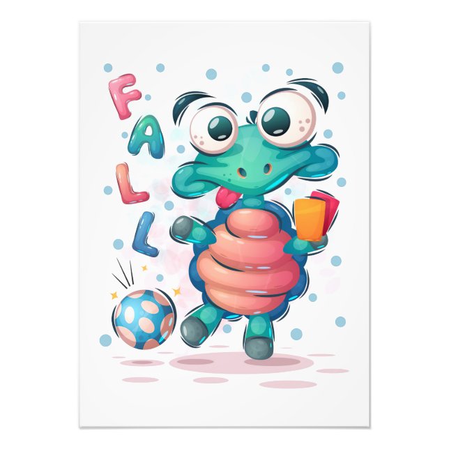 Impression Photo Tortue Lover Chute jolie tortue marine (Devant)