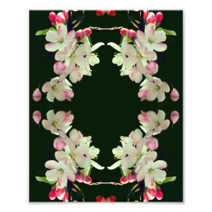 Impression Photo Tôt printemps Apple fleurit Art Abstrait 8x10