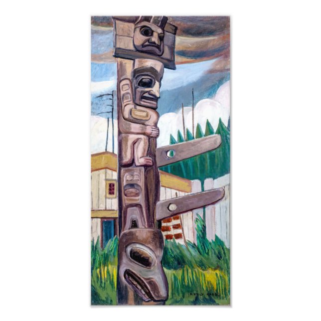 Impression Photo Totem haïda | Emily Carr | (Devant)
