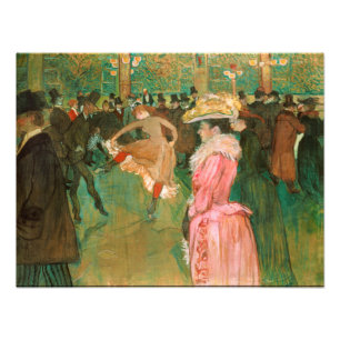 Impression Photo Toulouse-Lautrec - Au Moulin Rouge, la danse