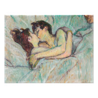 Toulouse-Lautrec - En Lit, Baiser