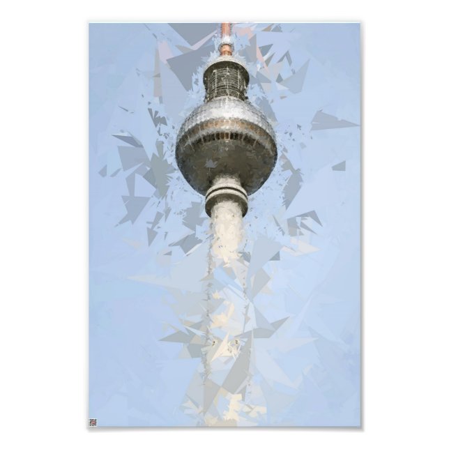 Impression Photo Tour de télévision de Berlin (Devant)