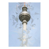 Tour de télévision de Berlin Art abstrait Allemagn
