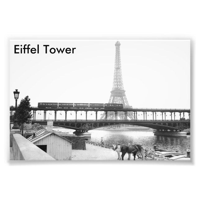 Impression Photo Tour Eiffel (Devant)