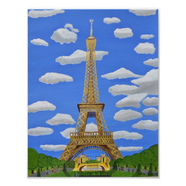 Impression Photo Tour Eiffel Paris (Devant)
