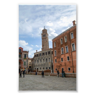 Impression Photo Tour penchée de Santo Stefano Venise Italie