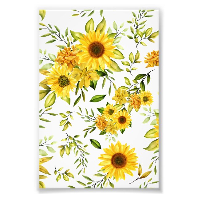 Impression Photo Tournesol 8 (Devant)