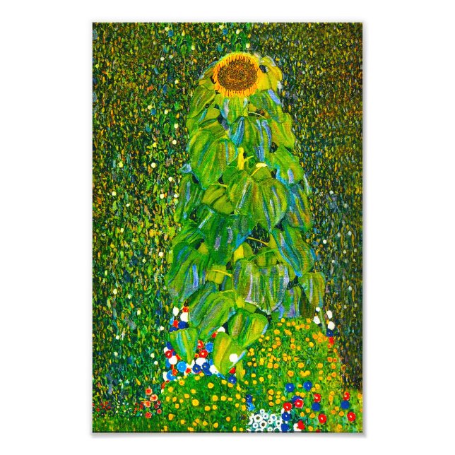 Impression Photo Tournesol Gustav Klimt Imprimer (Devant)