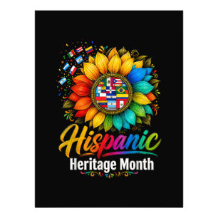 Impression Photo Tournesol Pays Latins Mois du Patrimoine Hispaniqu