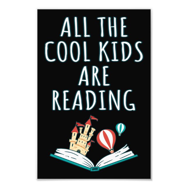 Impression Photo Tous Les Enfants Cool Lisent II (Devant)