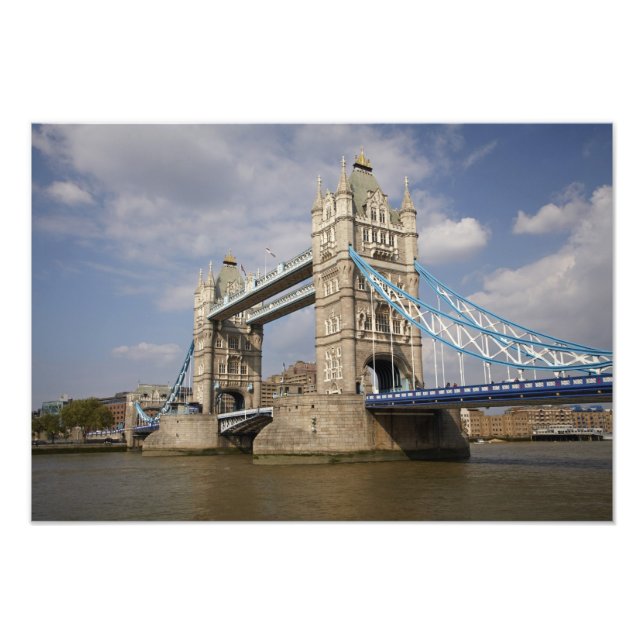 Impression Photo Tower Bridge et la Tamise, Londres, (Devant)