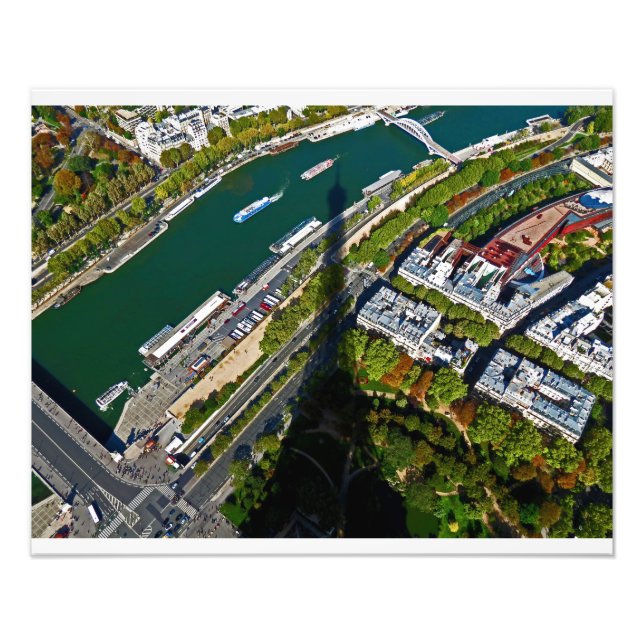 Impression Photo Tower Shadow Paris (Devant)
