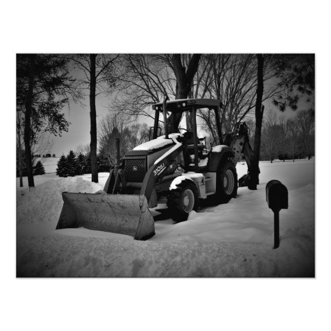 Impression Photo "Tracteur domestique" (Devant)